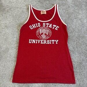 Vintage Ohio State University Tank Top Small Made in USA OSU Collegiate Tee